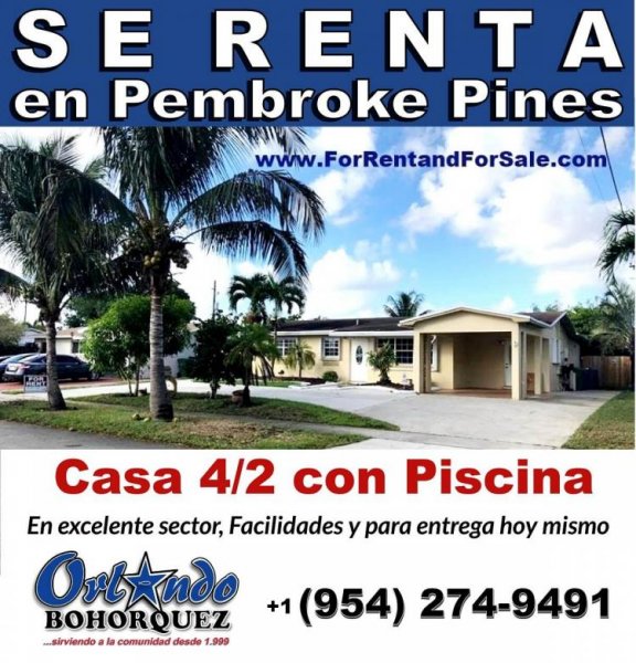 Foto Casa en Renta en Broward, Hollywood, Florida - U$D 2.800 - CAR2596 - BienesOnLine