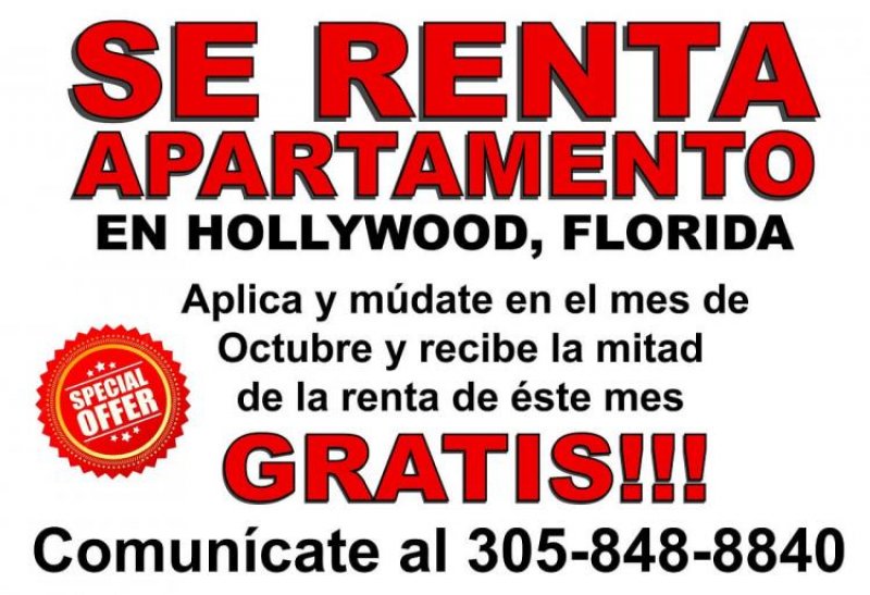 Foto Casa en Renta en Broward, Hollywood, Florida - U$D 1.600 - CAR2518 - BienesOnLine