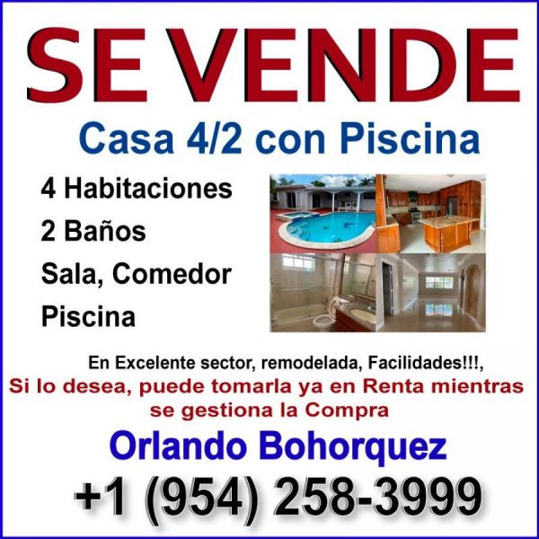 Foto Casa en Venta en Hollywood, Florida - U$D 445.000 - CAV2838 - BienesOnLine